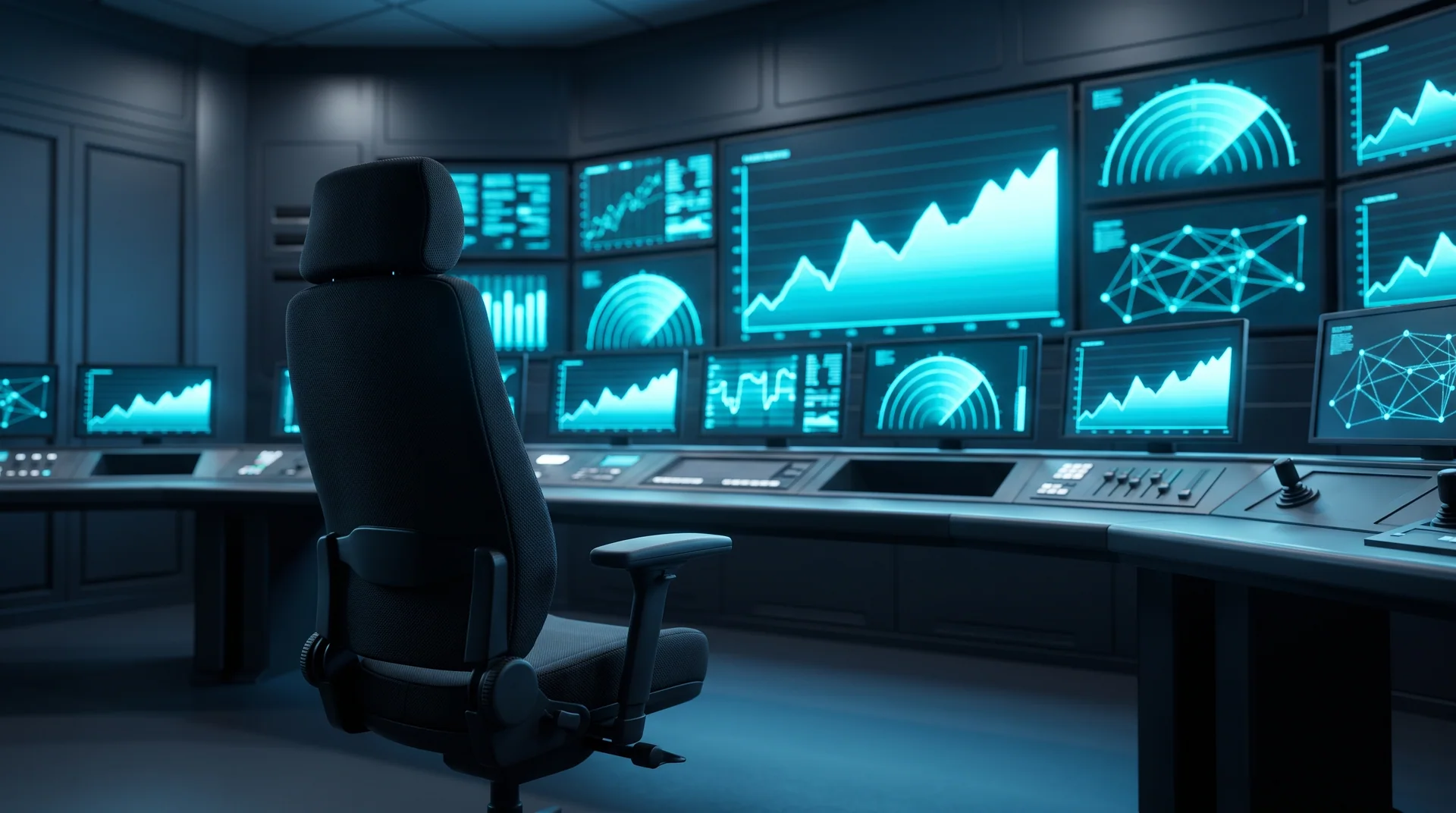 Arc control tower interior